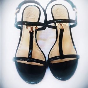 TORY BURCH Authentic Sandals Black Size 7